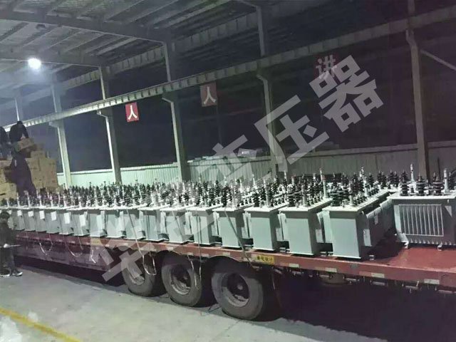 山东非晶合金变压器发货现场